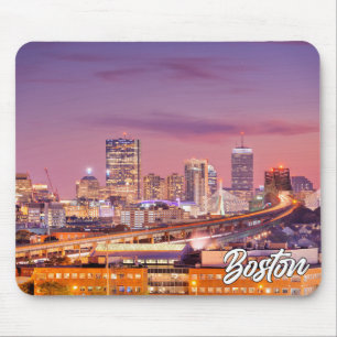 Sunset over Boston, Massachusetts, Verenigde State Muismat