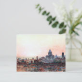 Sunset Over Brescia, Italië Briefkaart (Staand voorkant)