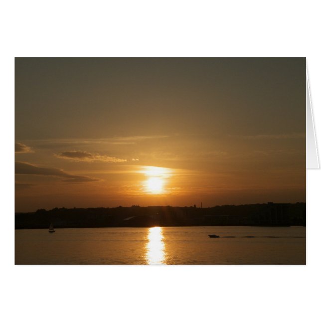 Sunset over Cardiff Bay (Voorkant Horizontaal)