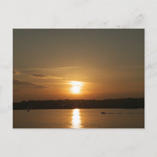 Sunset over Cardiff Bay Briefkaart (Voorkant)