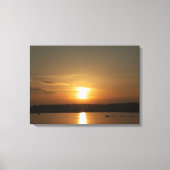 Sunset over Cardiff Bay Canvas Afdruk (Voorkant)