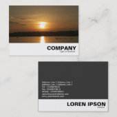 Sunset over Cardiff Bay Visitekaartje (Voorkant / Achterkant)