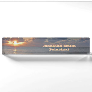 "SUNSET OVER CARIBBEAN" BUREAUNAAM NAAMBORDJE
