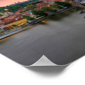 Sunset over Charles Bridge Poster (Hoek)