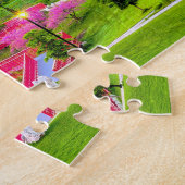 Sunset Over Chicago, Illinois, Verenigde Staten Legpuzzel (Zijkant)