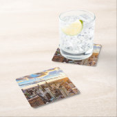 Sunset Over Chicago Kartonnen Onderzetters (Insitu)