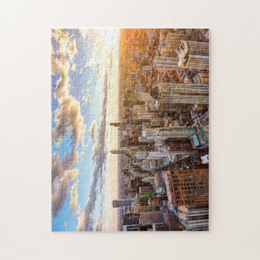 Sunset Over Chicago Legpuzzel (Verticaal)