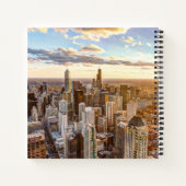 Sunset Over Chicago Notitieboek (Achterkant)