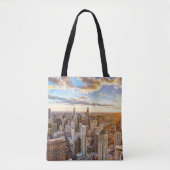 Sunset Over Chicago Tote Bag (Voorkant)