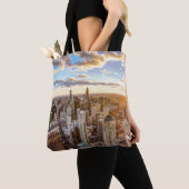 Sunset Over Chicago Tote Bag (Dichtbij)
