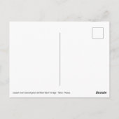 Sunset over Conciergerie - Parijs, Frankrijk Briefkaart (Achterkant)