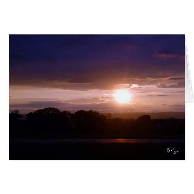 Sunset over Connecticut, S Cyr (Voorkant Horizontaal)