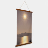 Sunset over Crater Lake Hangend Wandkleed (Gebogen)