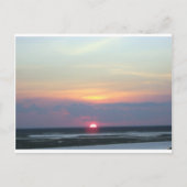 Sunset Over de baai in Margate, NJ Briefkaart (Voorkant)