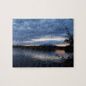 Sunset Over de berg Katahdin Millinocket Lake Main Legpuzzel (Horizontaal)