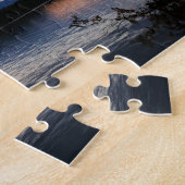 Sunset Over de berg Katahdin Millinocket Lake Main Legpuzzel (Zijkant)