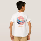 Sunset over de bergen t-shirt (Achterkant volledig)