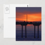 Sunset over de brug briefkaart (Voorkant / Achterkant)