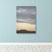 Sunset Over de Grote Sand Dunes, Colorado Canvas Afdruk (Insitu (Houten vloer))