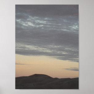 Sunset Over de Grote Sand Dunes, Colorado Poster