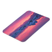 Sunset Over de Jokulsarlon Glacier Lagoon Magneet (Linkerzijde)