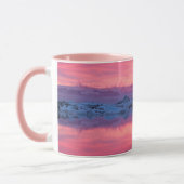 Sunset Over de Jokulsarlon Glacier Lagoon Mok (Links)