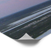 Sunset Over de Margate NJ-baai Poster (Hoek)