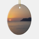 Sunset over de Middellandse Zee Keramisch Ornament (Rechts)