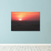 Sunset over de Palouse Canvas Afdruk (Insitu (Houten vloer))