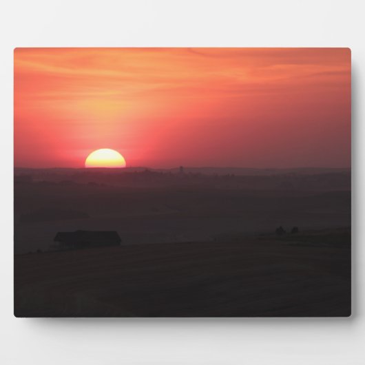 Sunset over de Palouse Fotoplaat (Voorkant)