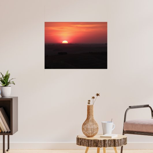 Sunset over de Palouse Poster (Woonkamer 3)