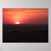 Sunset over de Palouse Poster (Voorkant)