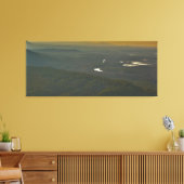 Sunset over de Petit Jean River Valley, Arkansas Canvas Afdruk (Insitu (Woonkamer))