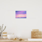 Sunset Over de Rockies nabij Denver, Colorado Poster (Keuken)