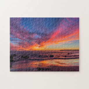 Sunset over de Stille Oceaan van Coronado 2 Legpuzzel
