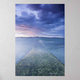 Sunset Over Dundalk Bay Poster