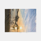 Sunset Over East Bay Fleece Deken (Voorkant (Horizontaal))