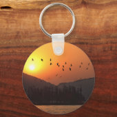 Sunset Over East Lake Sleutelhanger (Voorkant)