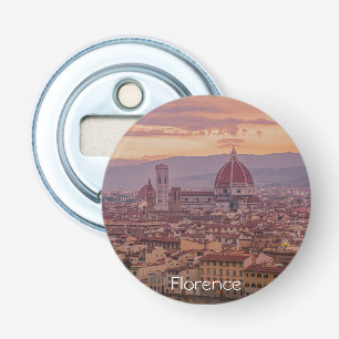 Sunset over Florence, Italië Button Flesopener