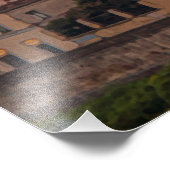 Sunset over Florence, Italië Foto Afdruk (Hoek)