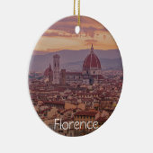 Sunset over Florence, Italië Keramisch Ornament (Rechts)
