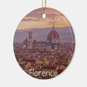 Sunset over Florence, Italië Keramisch Ornament (Links)