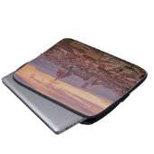 Sunset over Florence, Italië Laptop Sleeve (Voorkant onderkant)