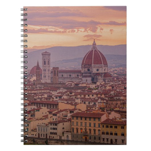 Sunset over Florence, Italië Notitieboek (Voorkant)