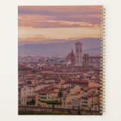 Sunset over Florence, Italië Planner (Achterkant)