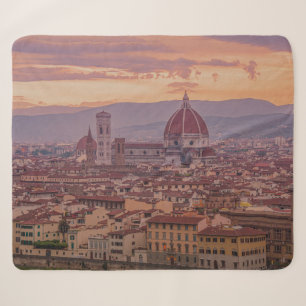 Sunset over Florence, Italië Sherpa Deken