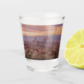 Sunset over Florence, Italië Shot Glas (Voorkant)