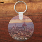 Sunset over Florence, Italië Sleutelhanger (Voorkant)