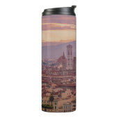 Sunset over Florence, Italië Thermosbeker (Gedraaid links)