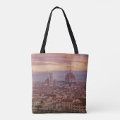 Sunset over Florence, Italië Tote Bag (Achterkant)